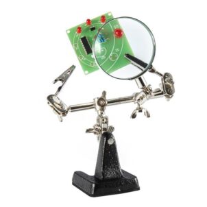 Helping Hands Holder - 2 Arms & Magnifier
