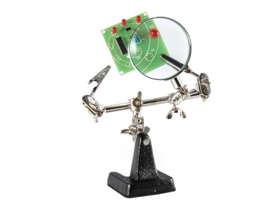 Helping Hands Holder - 2 Arms & Magnifier