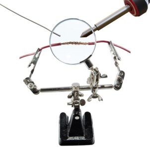 Helping Hands Holder - 2 Arms & Magnifier - Image 2