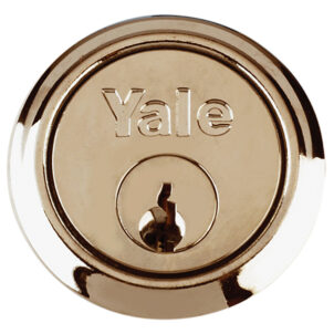 B1109 Replacement Rim Cylinder & 2 Keys Satin Chrome Finish Box