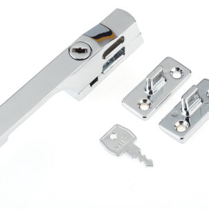 P115CH Lockable Window Handle Chrome Finish