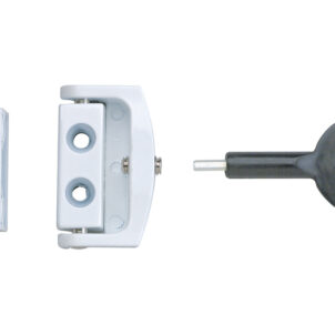 P113 Toggle Window Lock White (Pack 2)