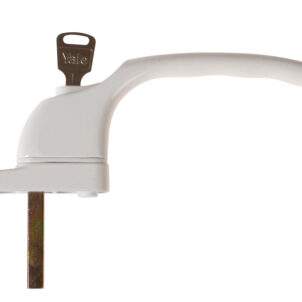 PVCu Window Handle White Finish