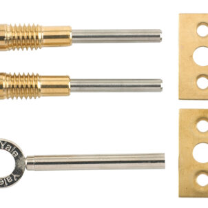 8013 Dual Screw Window Lock Brass Finish Pack of 2