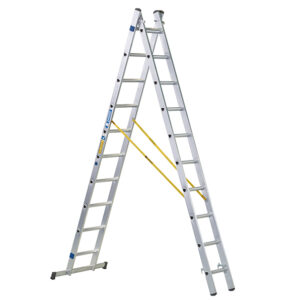 D-Rung Combination Ladder 2-Part 2 x 12 Rungs