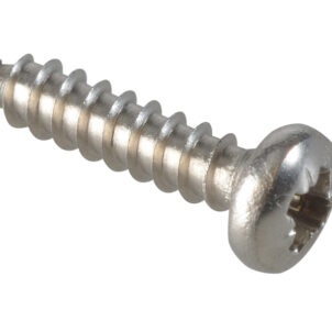 Self-Tapping Screw Pozi Compatible Pan Head SS 1/2in x 4 ForgePack 60