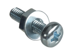 Machine Screw Pozi Compatible Pan Head ZP M3 x 12mm ForgePack 50