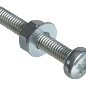 Machine Screw Pozi Compatible Pan Head ZP M3 x 20mm ForgePack 50