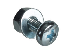 Machine Screw Pozi Compatible Pan Head ZP M3 x 8mm ForgePack 50