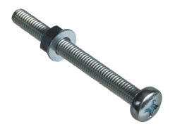 Machine Screw Pozi Compatible Pan Head ZP M5 x 50mm ForgePack 20