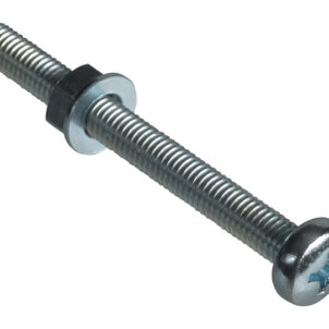 Machine Screw Pozi Compatible Pan Head ZP M5 x 50mm ForgePack 20