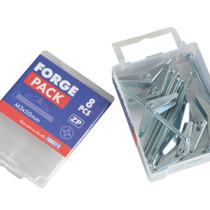 Plasterboard Spring Toggle ZP M3 X 50mm ForgePack 8 - Image 3