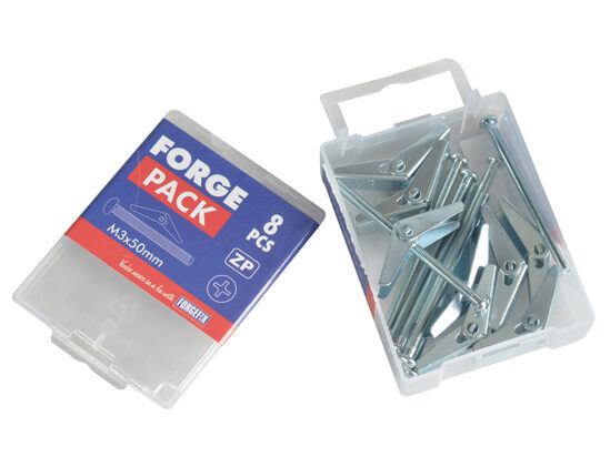 Plasterboard Spring Toggle ZP M3 X 50mm ForgePack 8 - Image 3