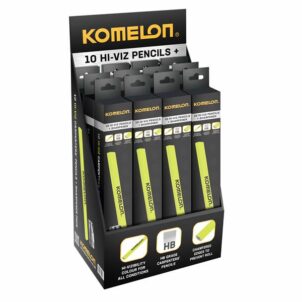 Carpenters Pencil and Sharpener Set, 10 Piece - Image 2