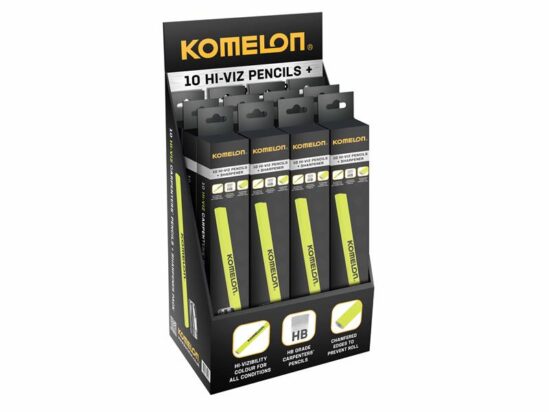 Carpenters Pencil and Sharpener Set, 10 Piece - Image 2
