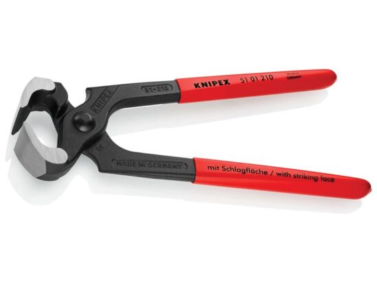 Hammerhead Style Carpenter's Pincers PVC Grip 210mm (8.1/4in) - Image 7