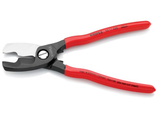Cable Shears with Twin Cutting Edge PVC Grip 200mm - Image 7