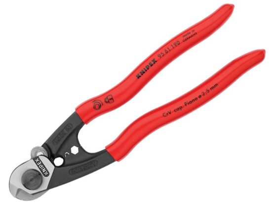 Wire Rope/Bowden Cable Cutter PVC Grip 190mm - Image 10