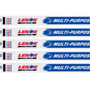 MultiWolf Wave Edge Reciprocating Saw Blade 203 x 19 x 1.3mm 10 TPI (Pack 5) - Image 2
