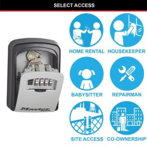 5401 Medium Select Access® Key Lock Box (Up To 3 Keys) - Grey - Image 7