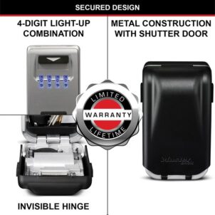 5425E Light Up Dial Select Access® Wall Mounted Key Box - Image 8