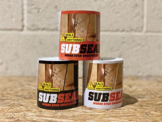 SUBSEAL Waterproof Repair Tape Black - Image 2