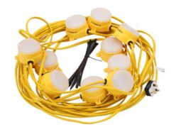 Interconnectable Festoon Kit 8 LED Bulbs 240V 16.5m