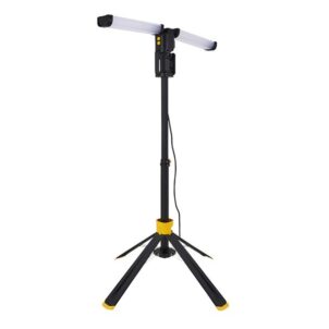 Area Tower Light with Outlet Socket 8000 Lumens